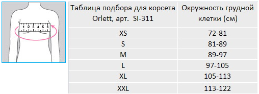 размеры orlett si-311 размеры orlett si-311